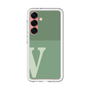 スリムプロテクションプレミアムケース［ オリジナル - initial two tone - V green ］
