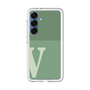 スリムプロテクションプレミアムケース［ オリジナル - initial two tone - V green ］