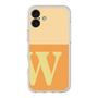 スリムプロテクションプレミアムケース［ オリジナル - initial two tone - W orange ］