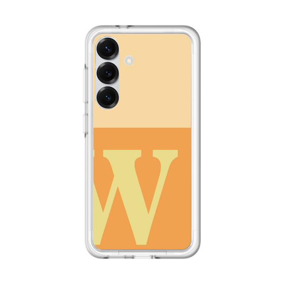 スリムプロテクションプレミアムケース［ オリジナル - initial two tone - W orange ］