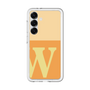 スリムプロテクションプレミアムケース［ オリジナル - initial two tone - W orange ］