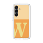 スリムプロテクションプレミアムケース［ オリジナル - initial two tone - W orange ］