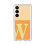 スリムプロテクションプレミアムケース［ オリジナル - initial two tone - W orange ］