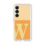 スリムプロテクションプレミアムケース［ オリジナル - initial two tone - W orange ］