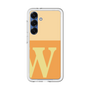 スリムプロテクションプレミアムケース［ オリジナル - initial two tone - W orange ］