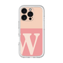 スリムプロテクションプレミアムケース［ オリジナル - initial two tone - W pink ］