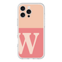 スリムプロテクションプレミアムケース［ オリジナル - initial two tone - W pink ］