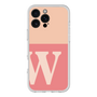 スリムプロテクションプレミアムケース［ オリジナル - initial two tone - W pink ］