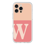 スリムプロテクションプレミアムケース［ オリジナル - initial two tone - W pink ］