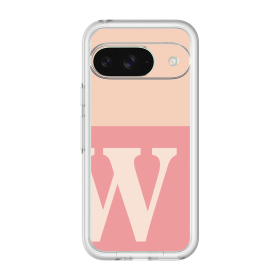 スリムプロテクションプレミアムケース［ オリジナル - initial two tone - W pink ］