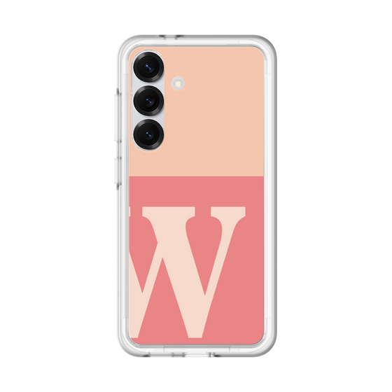 スリムプロテクションプレミアムケース［ オリジナル - initial two tone - W pink ］