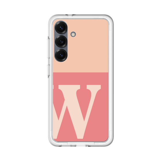 スリムプロテクションプレミアムケース［ オリジナル - initial two tone - W pink ］
