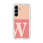 スリムプロテクションプレミアムケース［ オリジナル - initial two tone - W pink ］