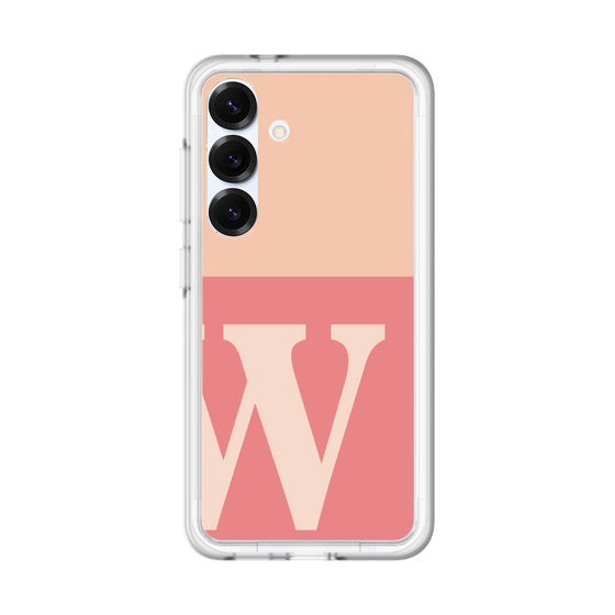スリムプロテクションプレミアムケース［ オリジナル - initial two tone - W pink ］