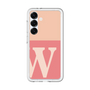 スリムプロテクションプレミアムケース［ オリジナル - initial two tone - W pink ］