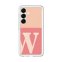 スリムプロテクションプレミアムケース［ オリジナル - initial two tone - W pink ］