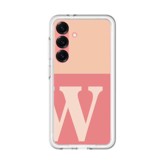 スリムプロテクションプレミアムケース［ オリジナル - initial two tone - W pink ］