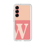 スリムプロテクションプレミアムケース［ オリジナル - initial two tone - W pink ］