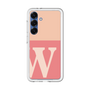 スリムプロテクションプレミアムケース［ オリジナル - initial two tone - W pink ］