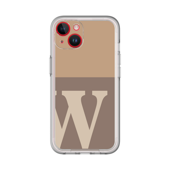 スリムプロテクションプレミアムケース［ オリジナル - initial two tone - W brown ］