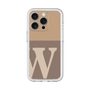 スリムプロテクションプレミアムケース［ オリジナル - initial two tone - W brown ］