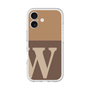 スリムプロテクションプレミアムケース［ オリジナル - initial two tone - W brown ］