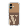 スリムプロテクションプレミアムケース［ オリジナル - initial two tone - W brown ］