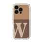 スリムプロテクションプレミアムケース［ オリジナル - initial two tone - W brown ］