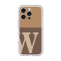 スリムプロテクションプレミアムケース［ オリジナル - initial two tone - W brown ］