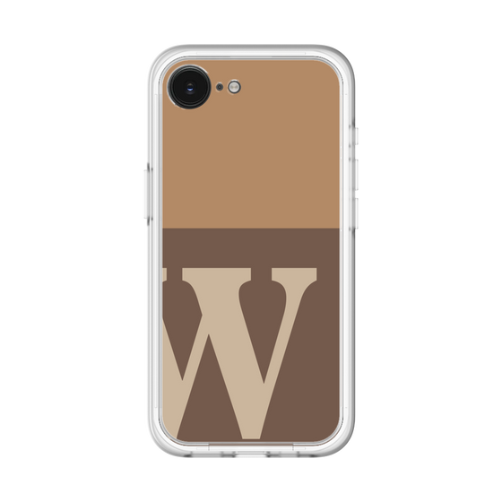 スリムプロテクションプレミアムケース［ オリジナル - initial two tone - W brown ］