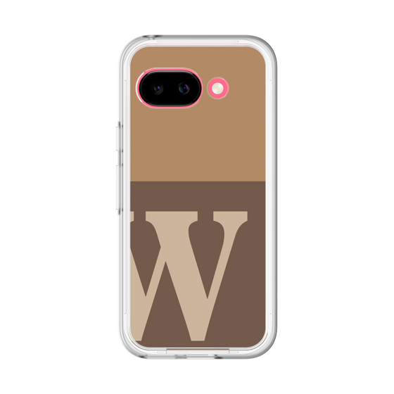 スリムプロテクションプレミアムケース［ オリジナル - initial two tone - W brown ］