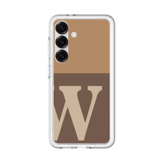 スリムプロテクションプレミアムケース［ オリジナル - initial two tone - W brown ］