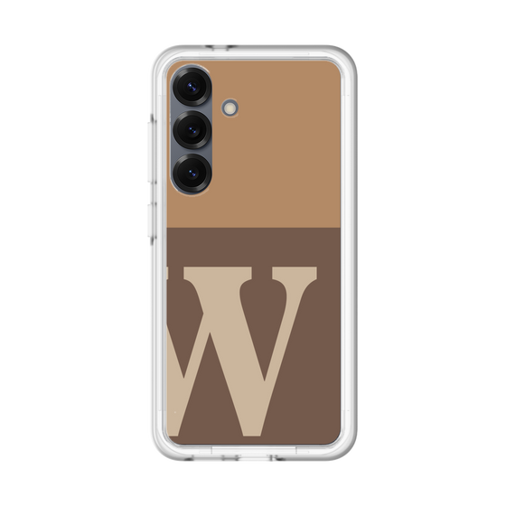 スリムプロテクションプレミアムケース［ オリジナル - initial two tone - W brown ］