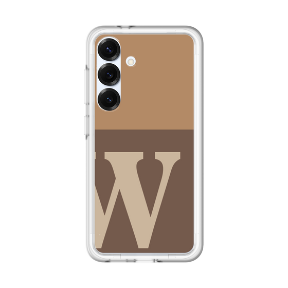 スリムプロテクションプレミアムケース［ オリジナル - initial two tone - W brown ］