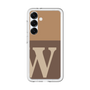 スリムプロテクションプレミアムケース［ オリジナル - initial two tone - W brown ］