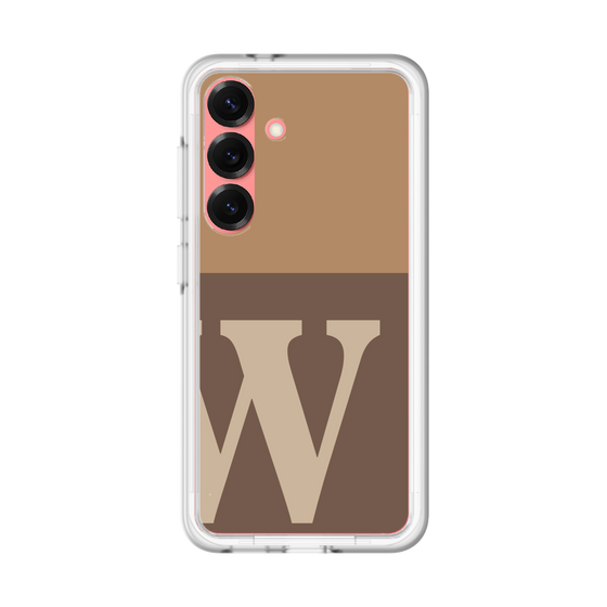 スリムプロテクションプレミアムケース［ オリジナル - initial two tone - W brown ］