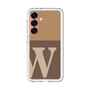 スリムプロテクションプレミアムケース［ オリジナル - initial two tone - W brown ］
