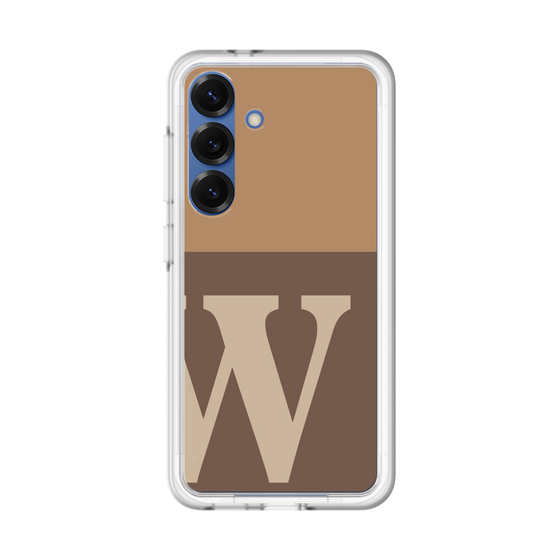 スリムプロテクションプレミアムケース［ オリジナル - initial two tone - W brown ］
