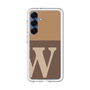 スリムプロテクションプレミアムケース［ オリジナル - initial two tone - W brown ］
