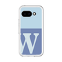 スリムプロテクションプレミアムケース［ オリジナル - initial two tone - W blue ］