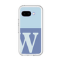 スリムプロテクションプレミアムケース［ オリジナル - initial two tone - W blue ］