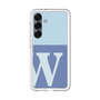 スリムプロテクションプレミアムケース［ オリジナル - initial two tone - W blue ］