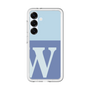 スリムプロテクションプレミアムケース［ オリジナル - initial two tone - W blue ］