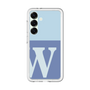 スリムプロテクションプレミアムケース［ オリジナル - initial two tone - W blue ］