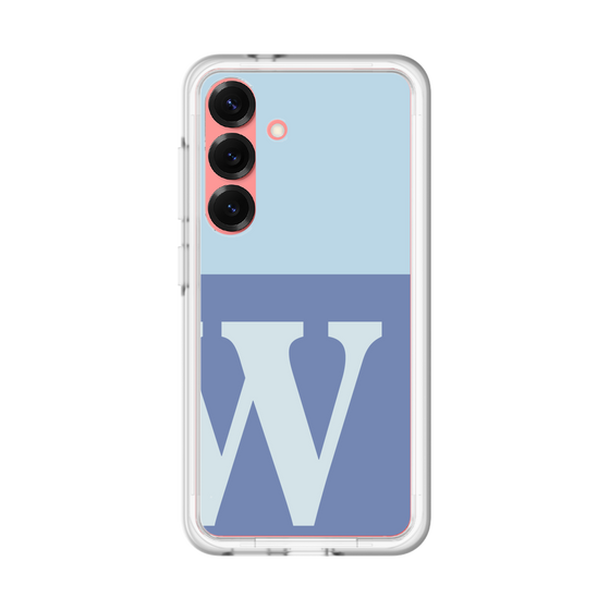 スリムプロテクションプレミアムケース［ オリジナル - initial two tone - W blue ］