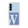 スリムプロテクションプレミアムケース［ オリジナル - initial two tone - W blue ］