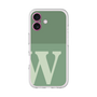 スリムプロテクションプレミアムケース［ オリジナル - initial two tone - W green ］