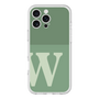 スリムプロテクションプレミアムケース［ オリジナル - initial two tone - W green ］