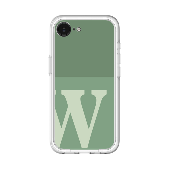 スリムプロテクションプレミアムケース［ オリジナル - initial two tone - W green ］