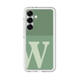 スリムプロテクションプレミアムケース［ オリジナル - initial two tone - W green ］